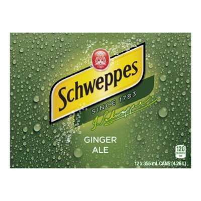 SCHWEPPS SODA GINGEMBRE 12x355ML