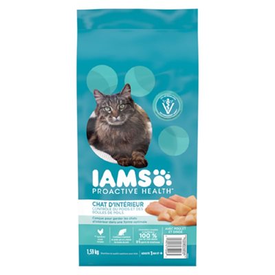 IAMS PRH NOUR CHAT POILS POIDS 1.59KG