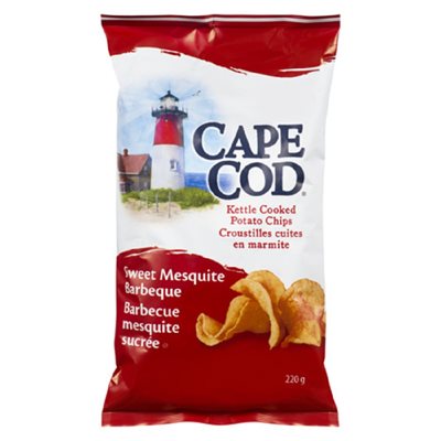 CapeCod Chips Swt Msqt BBQ 220GR