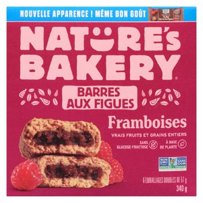 NATBAKERY BAR FIGUES FRAMBOISES 340GR