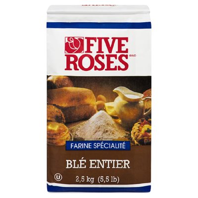 FIVEROSE FARINE DE BLE ENTIER DISC 1KG