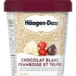 HaagnDaz Truffle Wht Choc Rasp 500ML