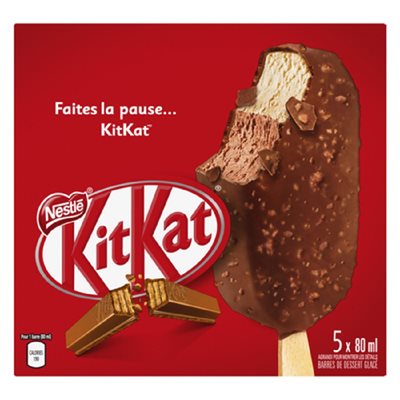 NESTLE BARRE CREME GL KIT KAT 5x80ML