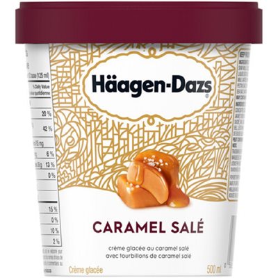 HAAGNDAZ GELATO CARAMEL SALE DISC 500ML