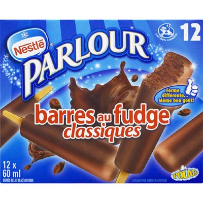 PARLOUR BARRES AU FUDGE 12x60ML