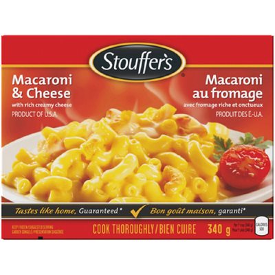 STOUFFER MACARONI AU FROMAGE 340GR