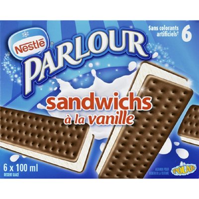 PARLOUR POLAR SANDWICH GLACE VAN 6x100ML