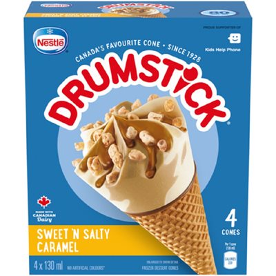 NESTLE DRUMSTICK CARAMEL NOIX 4x140ML