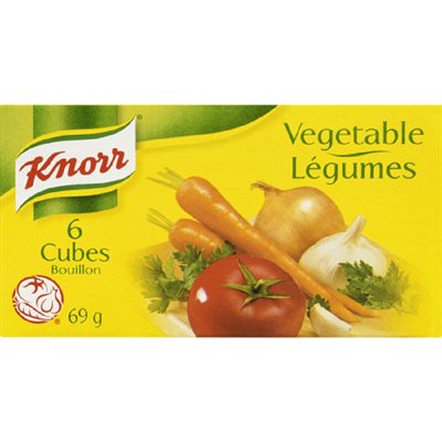 KNORR CUBE BOUILLON LEGUME (6) 69GR