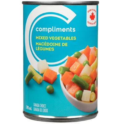 Comp Mixed Vegetables 398ML