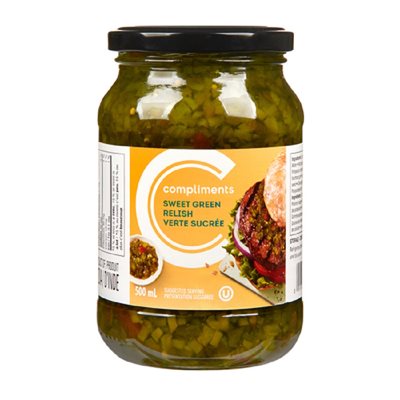 Comp Sweet Green Relish 375ML