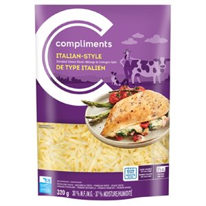 Comp Cheese Ital Style Shred 320GR