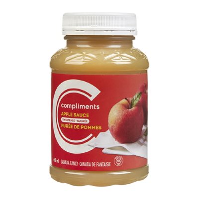 Comp Apple Sauce Sweetened 620ML