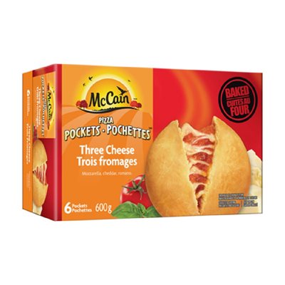 MCCAIN PIZZA POCHETTE 3 FROM 600GR