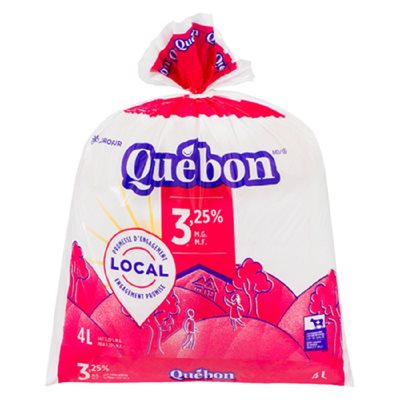 Quebon Milk 3.25% Homogenized 4LT