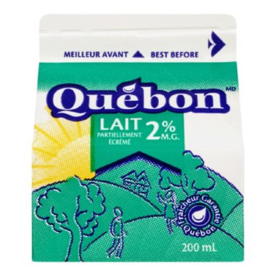 QUEBON 2% MILK 200ML