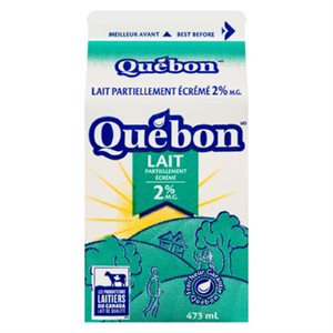 QUEBON LAIT 2% 473ML