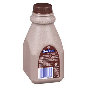 QUEBON LAIT CHOCOLAT 1% PLAST 473ML