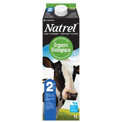 NATREL LAIT 2% BIO 1LT