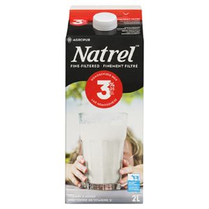 NATREL NAT PURE LAIT 3.8% BIO CART 2LT