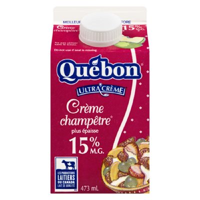 QUEBON ULTRA CREME 35% CHAMPETRE 473ML