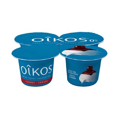 OIKOS YOG GREC CERISE 0% 4x100GR