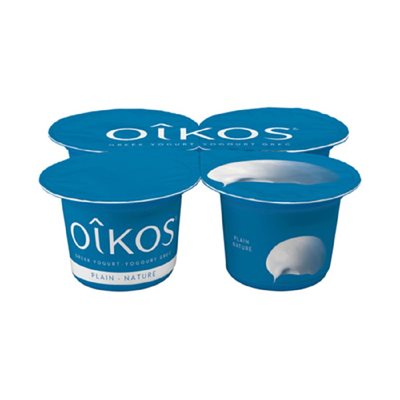 OIKOS YOG GREC NATURE 2% 4x100GR