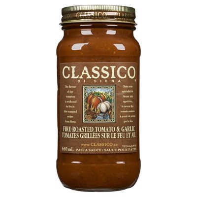 CLASSICO SAUCE SIENA TOMATE&AIL 650ML