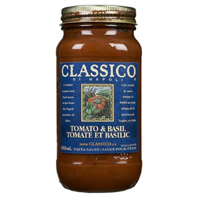 CLASSICO SAUCE NAPOLI TOMAT BASILIC 650ML