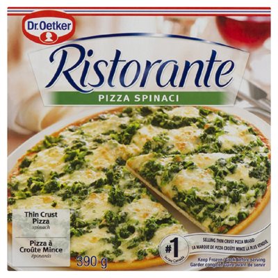 DROETKER PIZZA RIST EPINARDS 390GR