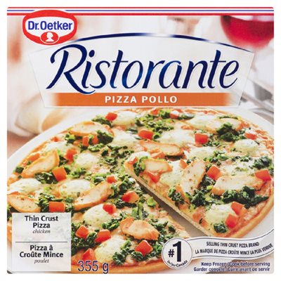 DROETKER PIZZA RIST POLLO 355GR