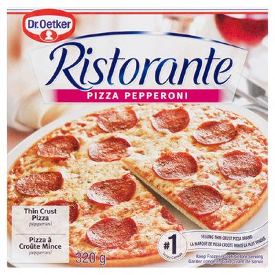 DROETKER PIZZA RIST PEPPERONI 320GR