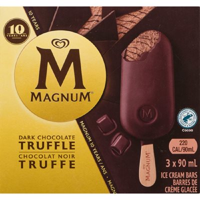 MAGNUM CRM GLACE TRUFFE CHOC NR DISC 3UN