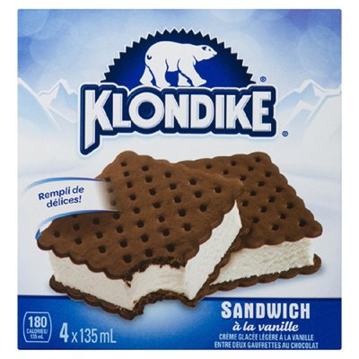 KLONDIKE SANDWICH CR GL VAN 4x135ML