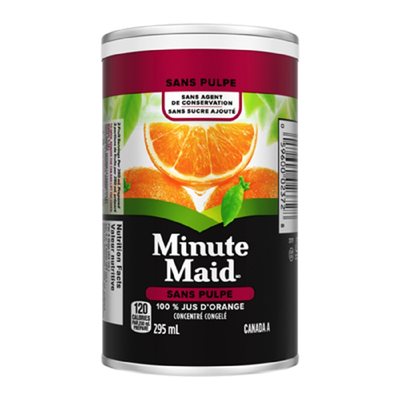 MINMAID JUS ORANGE SANS PULPE 295ML