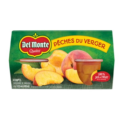 DelMonte Peach Diced NSA 4x107ML