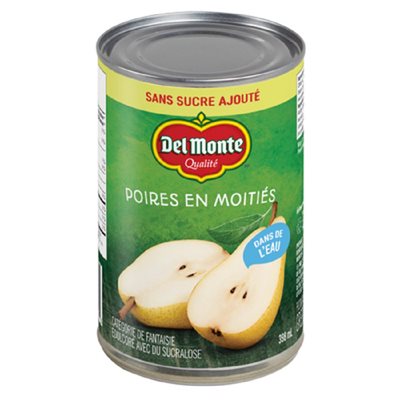 DELMONTE POIRES MOITIES EAU SS 398ML