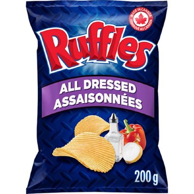 RUFFLES CROUST ASSAISSONEES 200GR