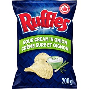 RUFFLES CROUST CREME SURE&OIGNON 200GR