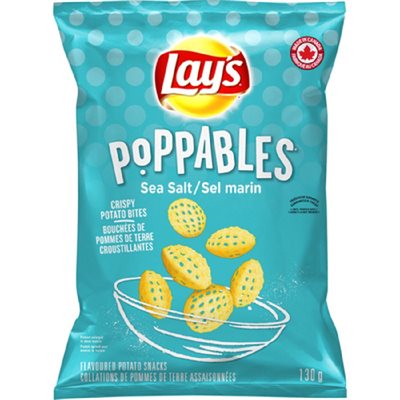 Lays Poppables Sea Salt Snacks 130GR