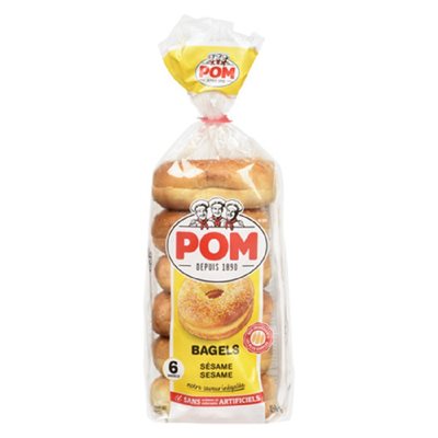 POM BAGELS SESAME 6UN 6x75GR