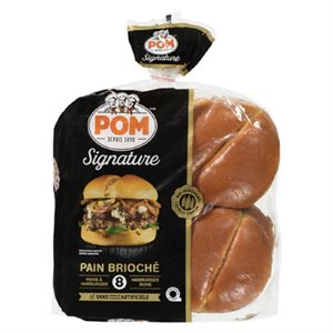 POM PAIN SIGN HAMBURGER BRIOCHE 8UN