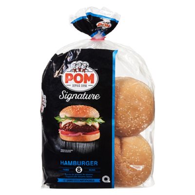 POM HAMBURGER SESAME U.MOIST 8UN