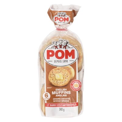 POM MUFFINS ANGLAIS 100% BLE ENT 6UN