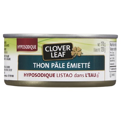 CLOVLEAF THON PALE EMIET HYPOSOD 170GR