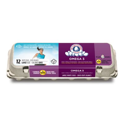 Nutri Eggs Omega 3 Lg Wht 12UN