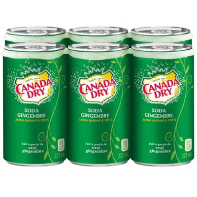 CanadDry Gingerale 6x222ML