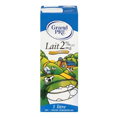 GRAND PRE LAIT NATURE 2% UHT 1LT GRAND PRE LAIT NATURE 2% UHT 1LT