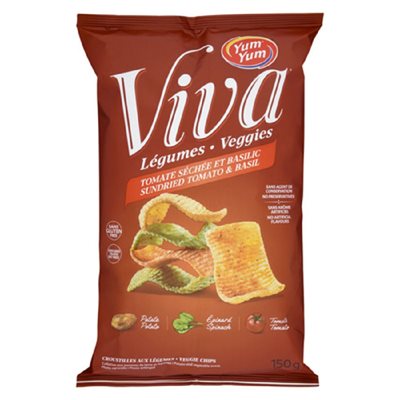 YUMYUM VIVA CROUST TOMAT BASILIC 150GR