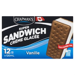 CHAPMANS SUPER SANDWICH CR GL 12x120ML